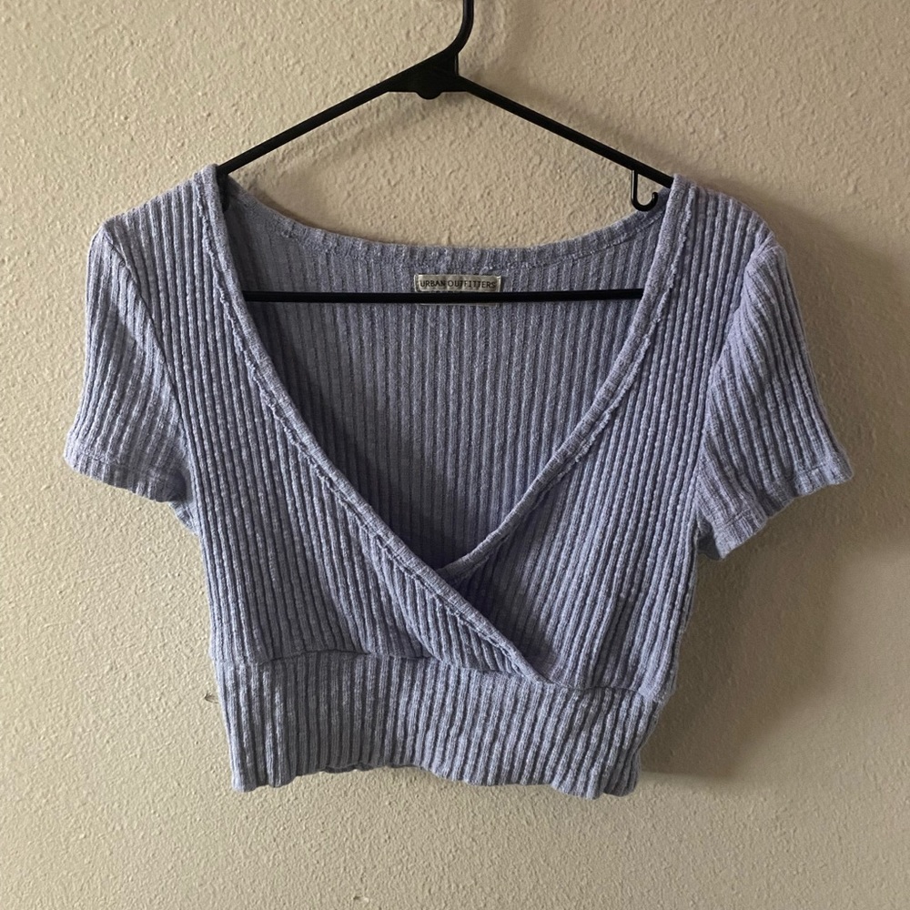cropped crossover urban outfitters tee